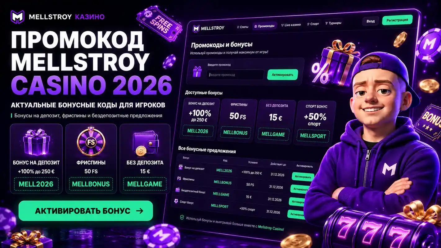 Казино Mellstroy &mdash; бонус 550% на первый депозит